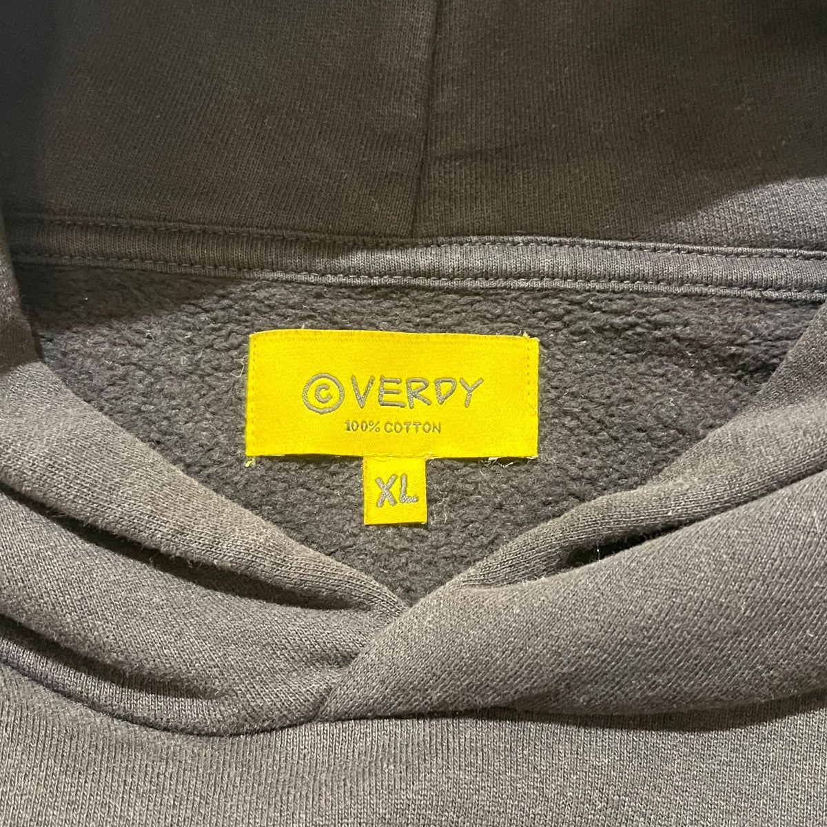 DOVER STREET MARKET×VERDY ロゴプリントフード付きパーカー 古着・中古-4枚目のアイテム画像