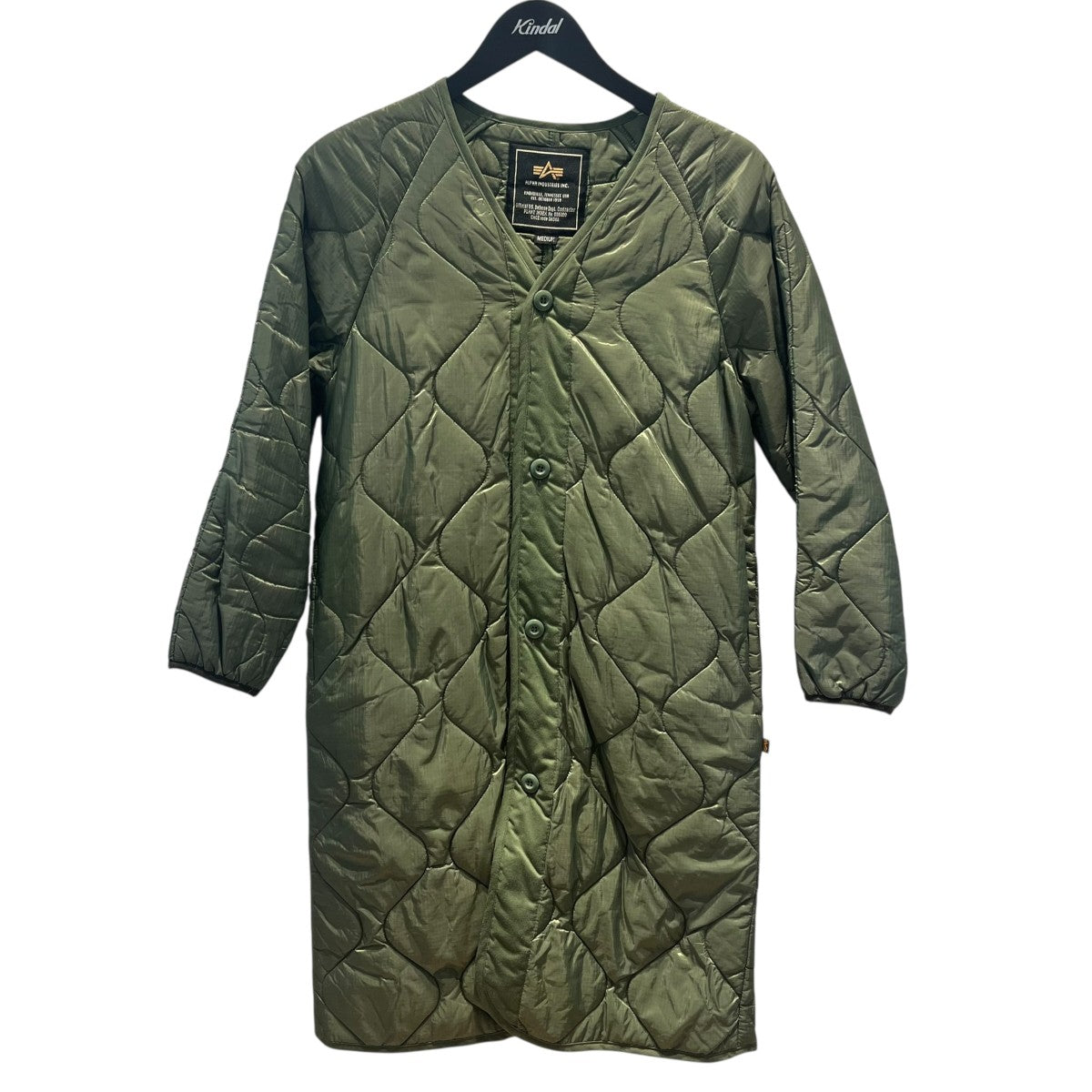 ALPHA INDUSTRIES キルティングコートTA1102-8003 古着・中古-1枚目のアイテム画像