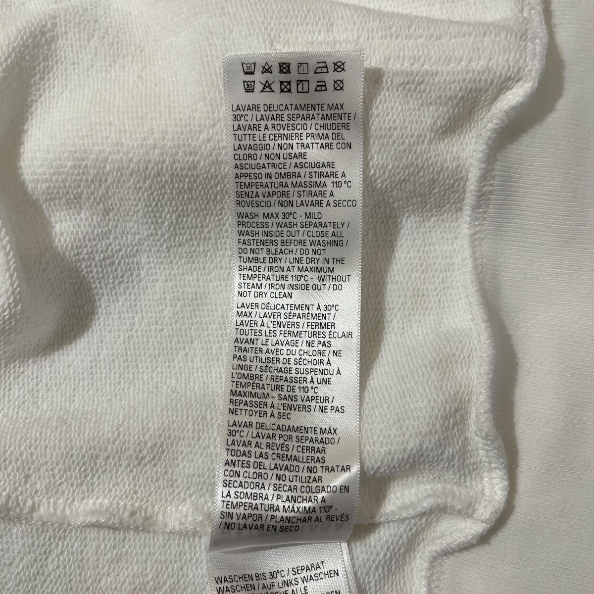 BALENCIAGA 24SSジップアップパーカーSAMPLE STICKER 古着・中古-6枚目のアイテム画像