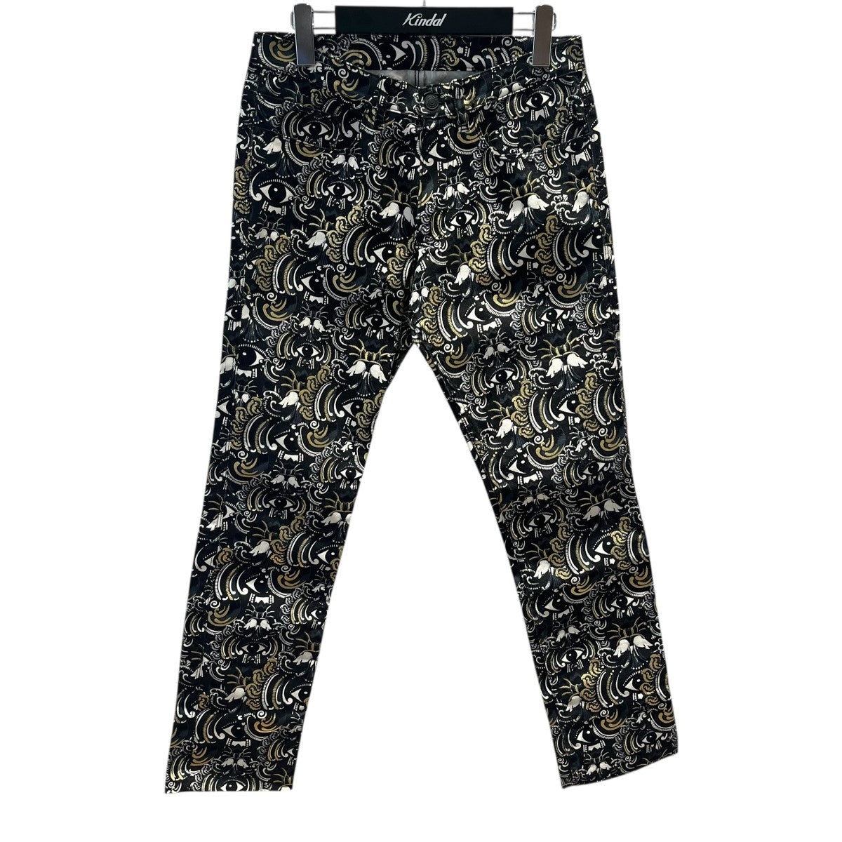 KENZO 総柄スキニーパンツ 古着・中古-1枚目のアイテム画像