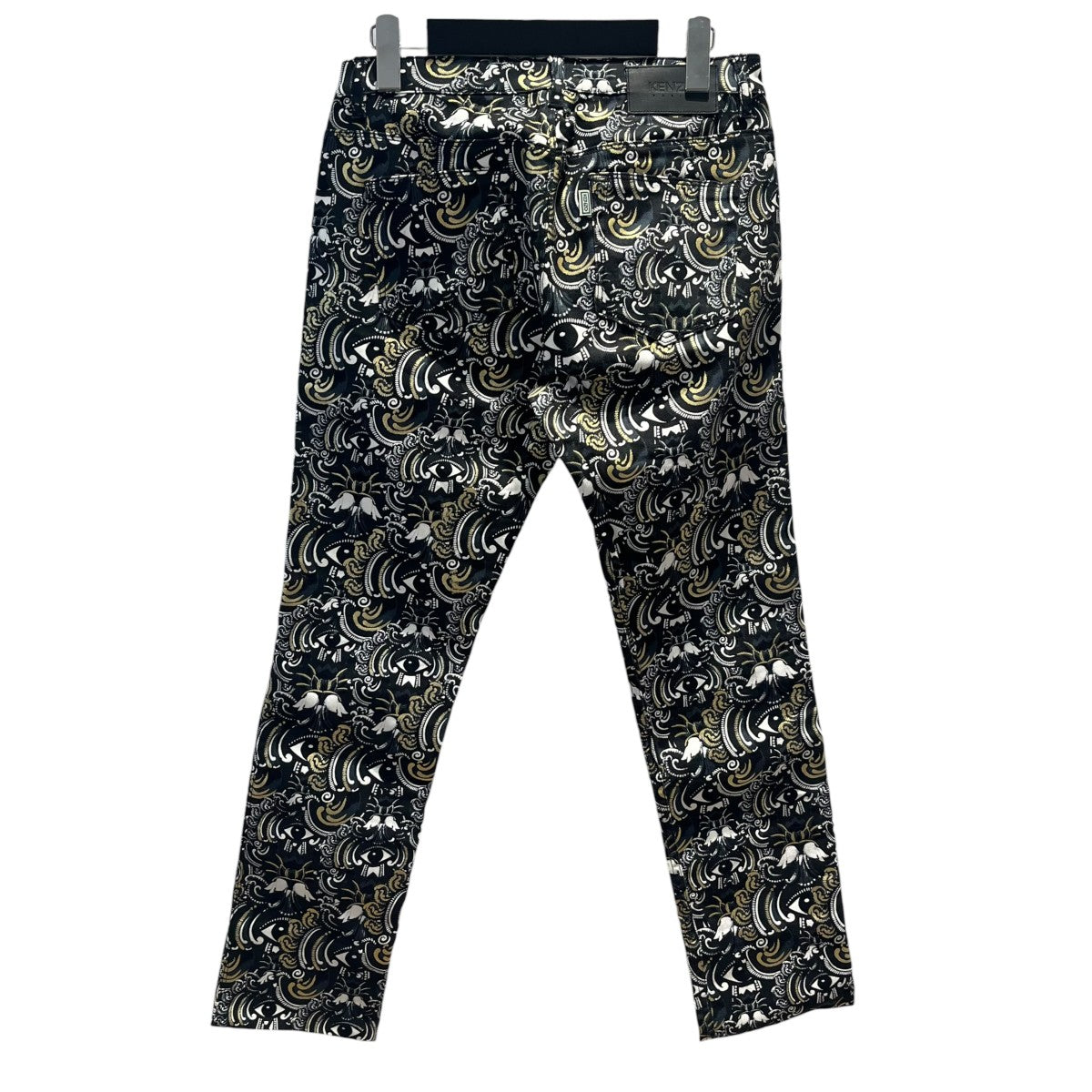 KENZO 総柄スキニーパンツ 古着・中古-2枚目のアイテム画像