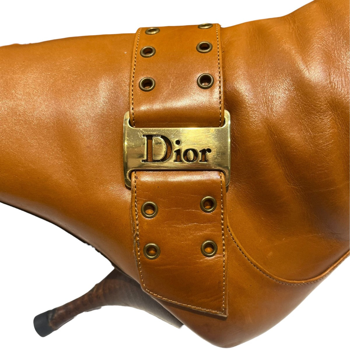 Christian Dior ヴィンテージ・レザーロングブーツ 古着・中古-6枚目のアイテム画像