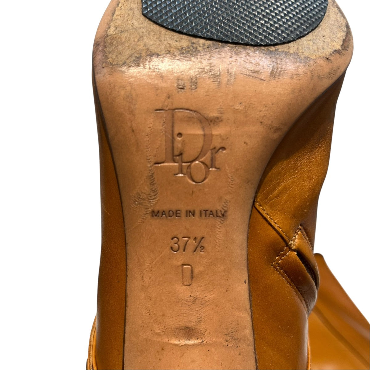 Christian Dior ヴィンテージ・レザーロングブーツ 古着・中古-9枚目のアイテム画像