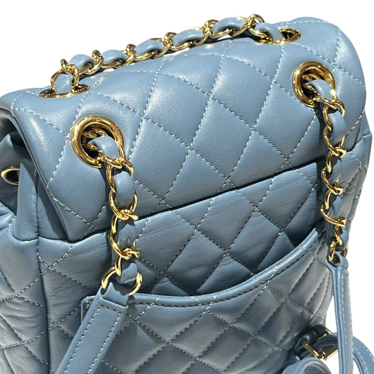 CHANEL マットラッセレザーリュックA91121 古着・中古-8枚目のアイテム画像