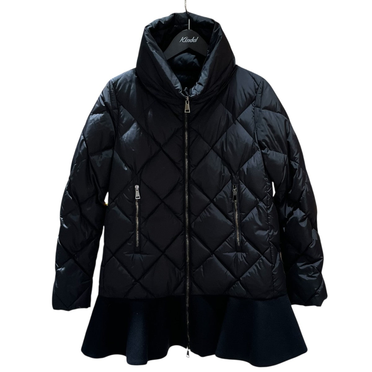 MONCLER VOUGLANS裾フリルダウンジャケット 古着・中古-1枚目のアイテム画像