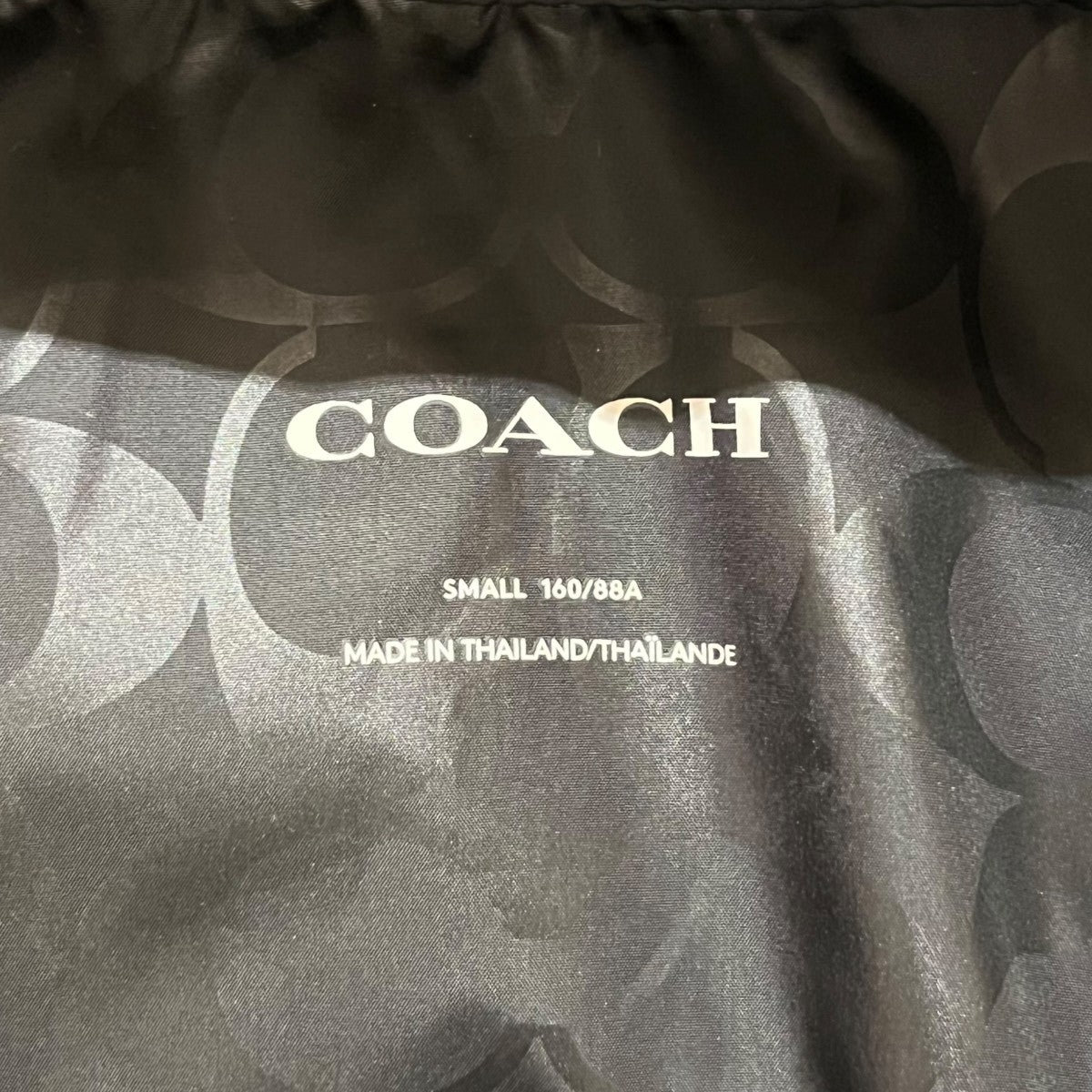 COACH 裏地シグネチャー柄ダウンコートCL444 古着・中古-4枚目のアイテム画像