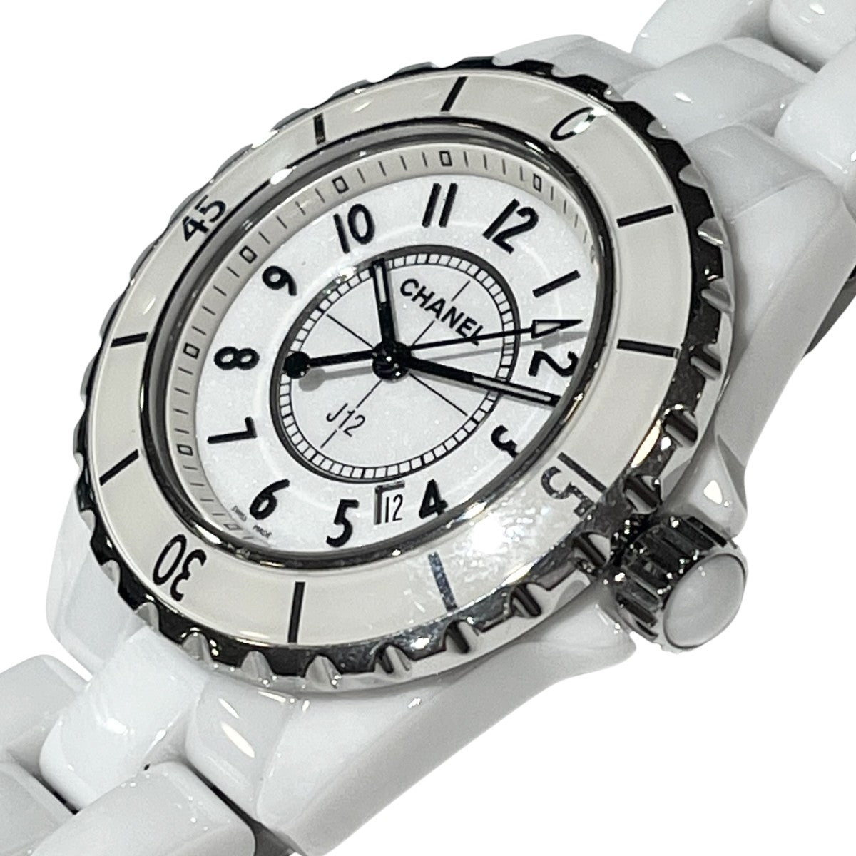 CHANEL(シャネル) ホワイトセラミック クォーツ ウォッチ H0968 CE