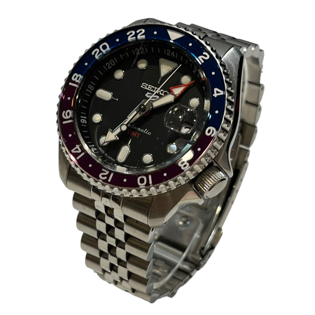SEIKO 5スポーツGMT 日本限定モデル 4R34-00A0 古着・中古-1枚目のアイテム画像