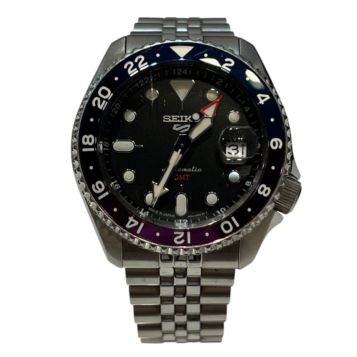 SEIKO 5スポーツGMT 日本限定モデル 4R34-00A0 古着・中古-2枚目のアイテム画像