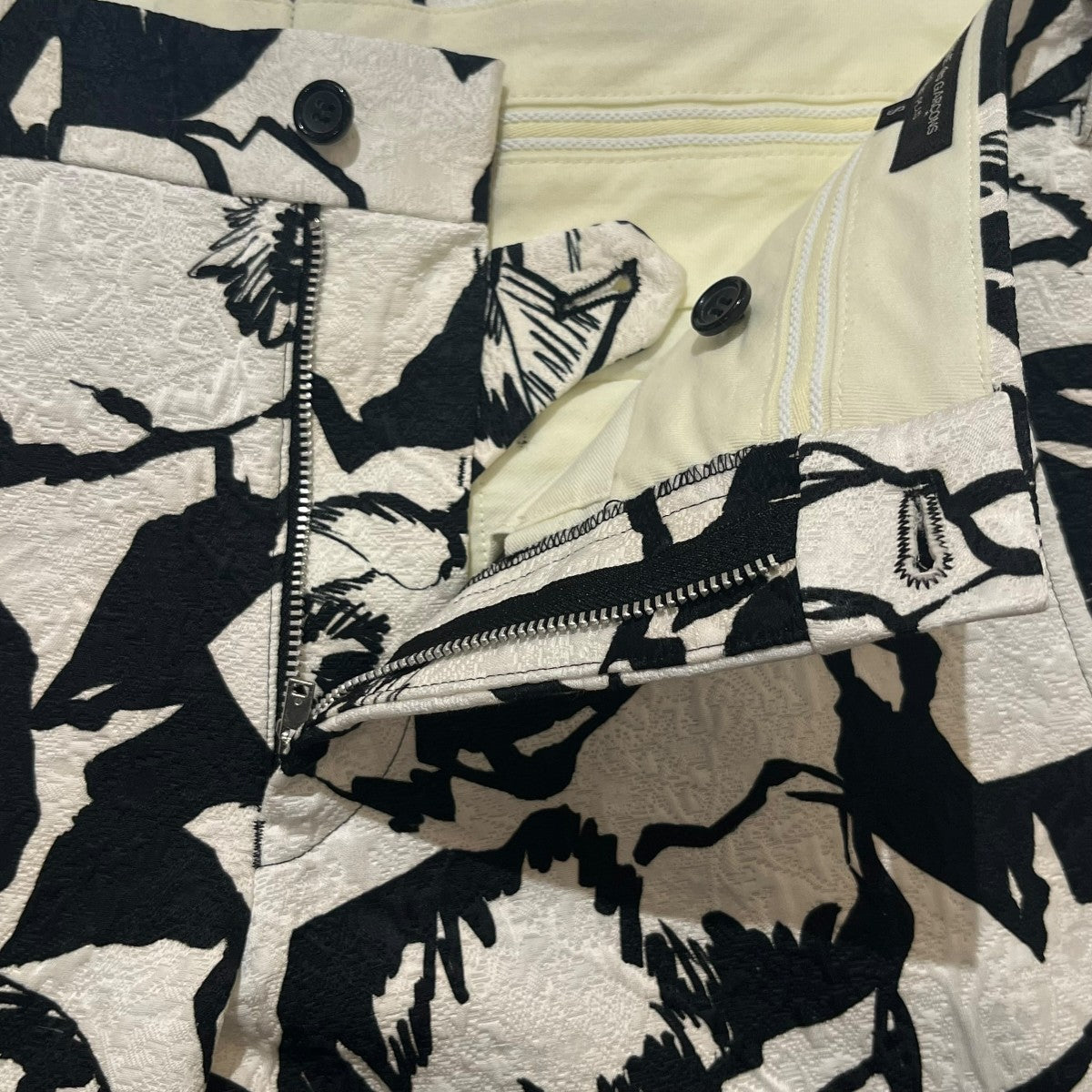 COMME des GARCONS HOMME PLUS 総柄 トラウザーパンツ PI-P056 古着・中古-3枚目のアイテム画像