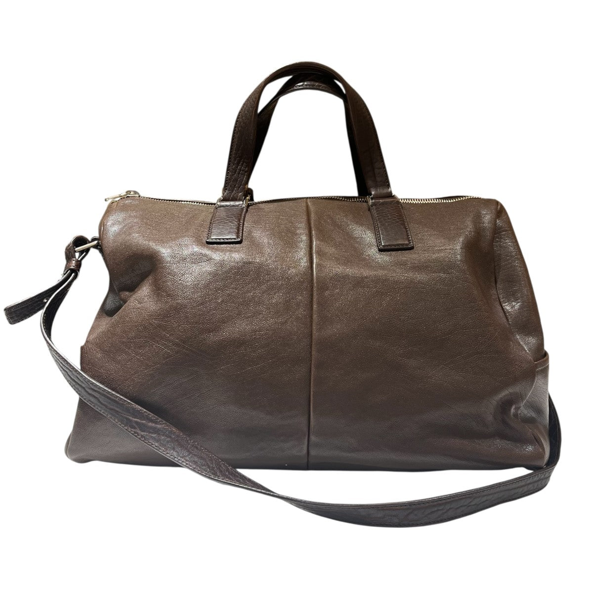 Yves Saint Laurent カサンドラ 2WAY レザー ダッフル ボストンバッグ 古着・中古-3枚目のアイテム画像