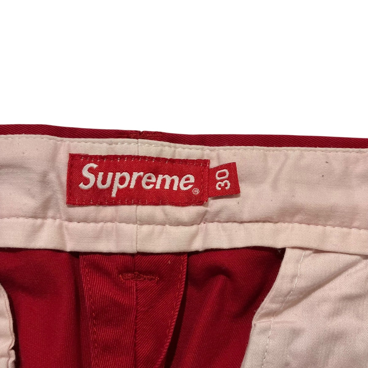 Supreme ロゴ刺繍チノパン 古着・中古-5枚目のアイテム画像
