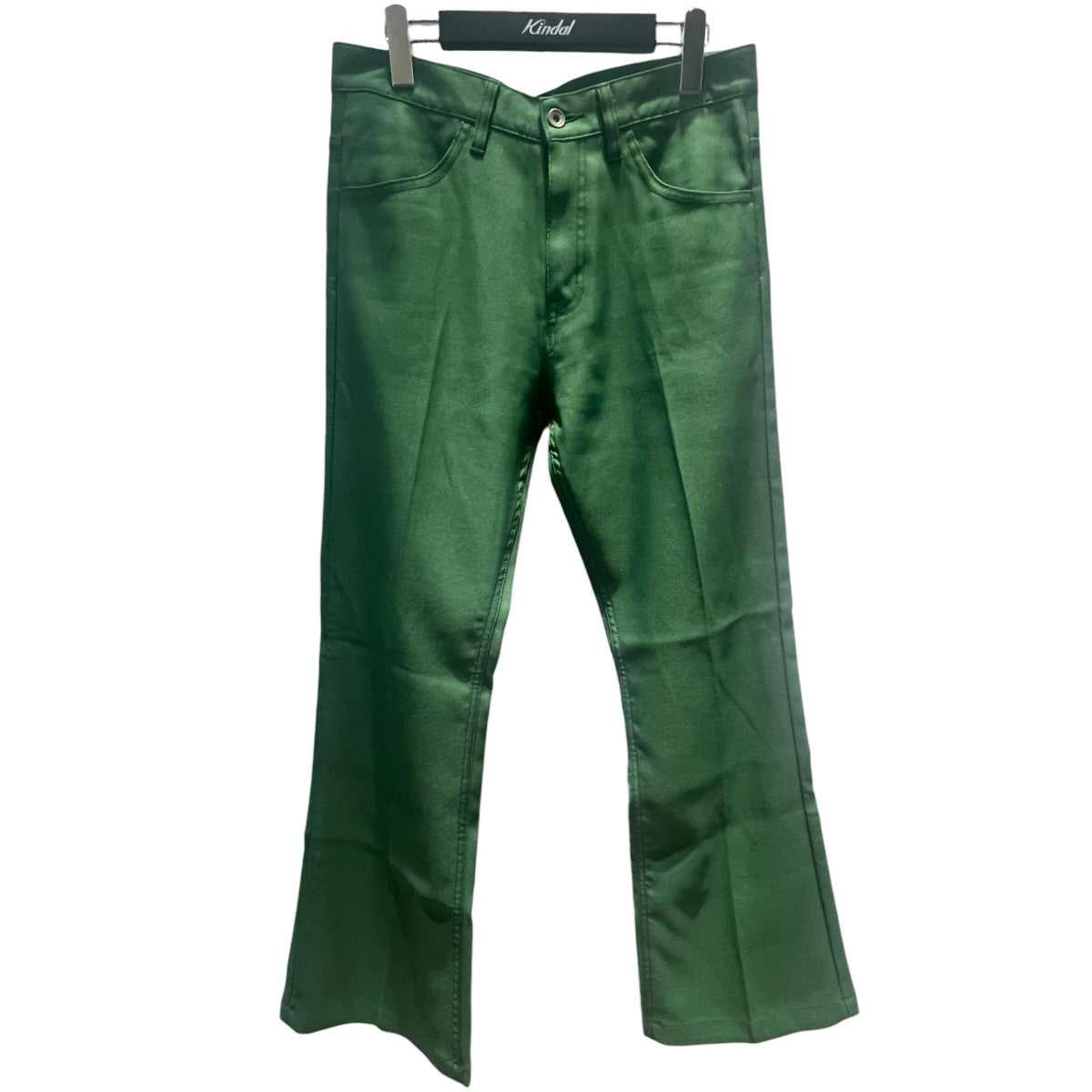 Flare Pressed Pants無地カラーパンツ22SS P-6