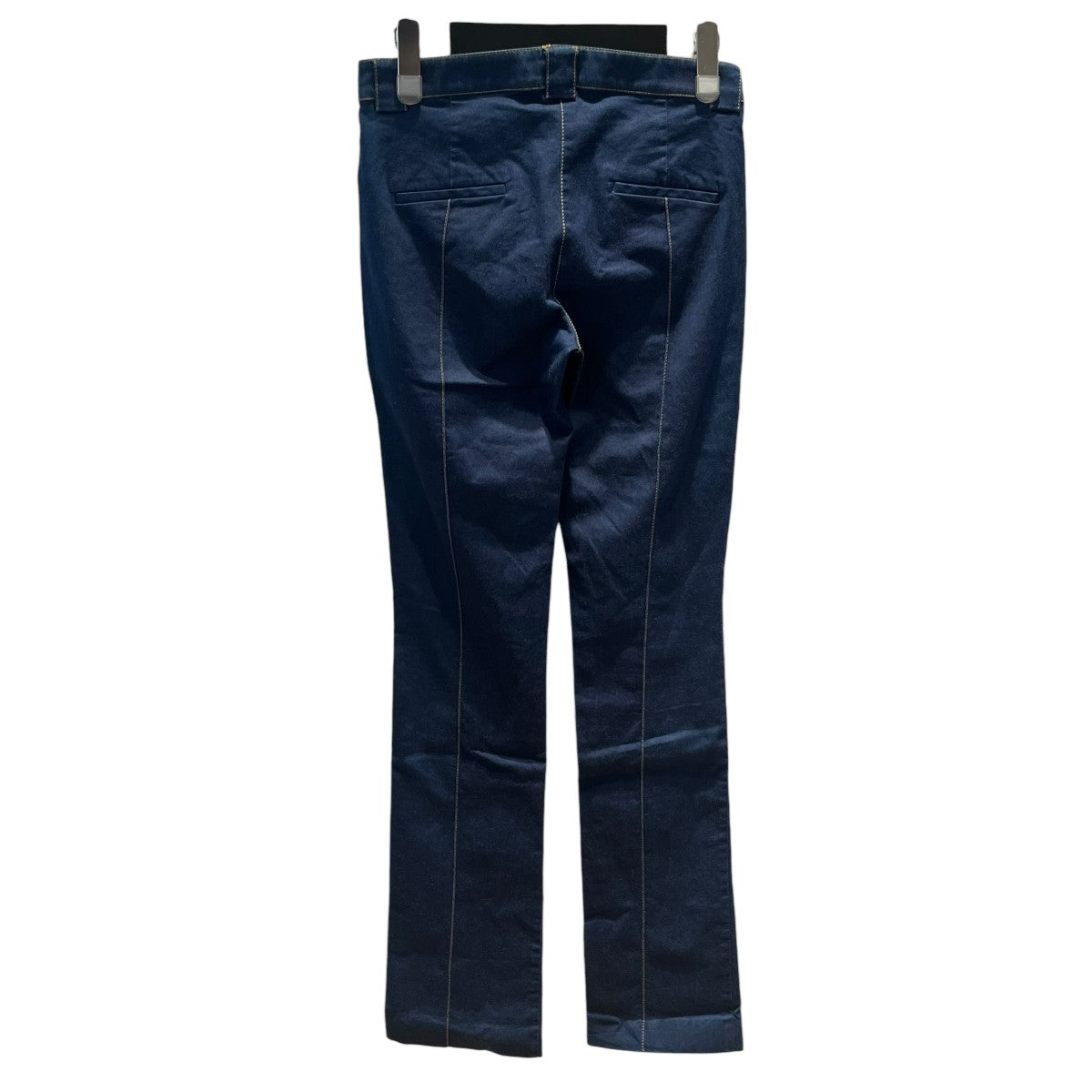 JIL SANDER NAVY フレアスリムデニムパンツ 古着・中古-2枚目のアイテム画像