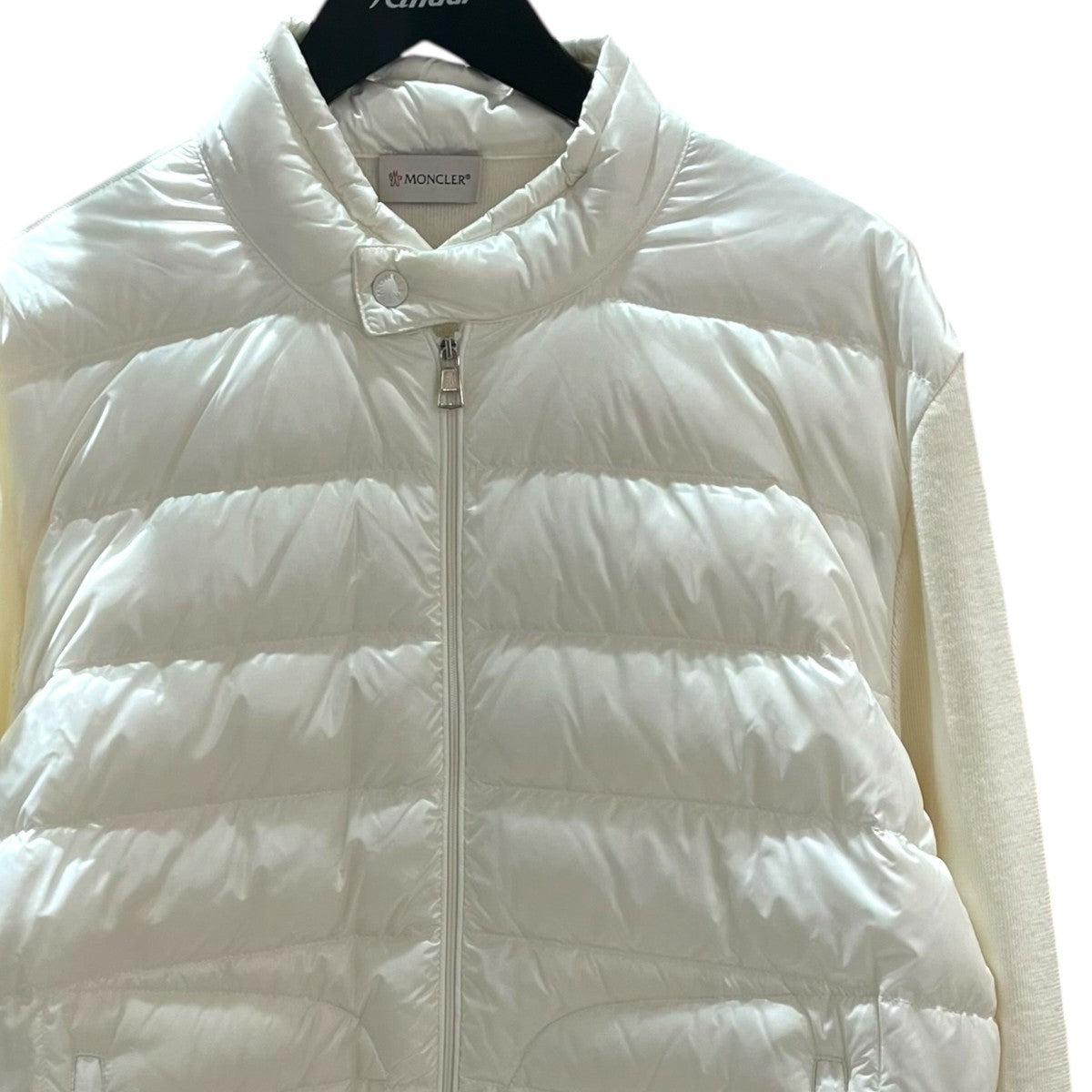 MONCLER ニット切替ダウンジャケットK10919B00016 古着・中古-3枚目のアイテム画像