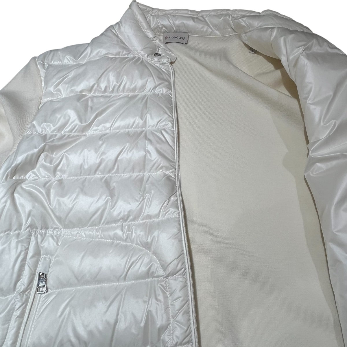 MONCLER ニット切替ダウンジャケットK10919B00016 古着・中古-5枚目のアイテム画像