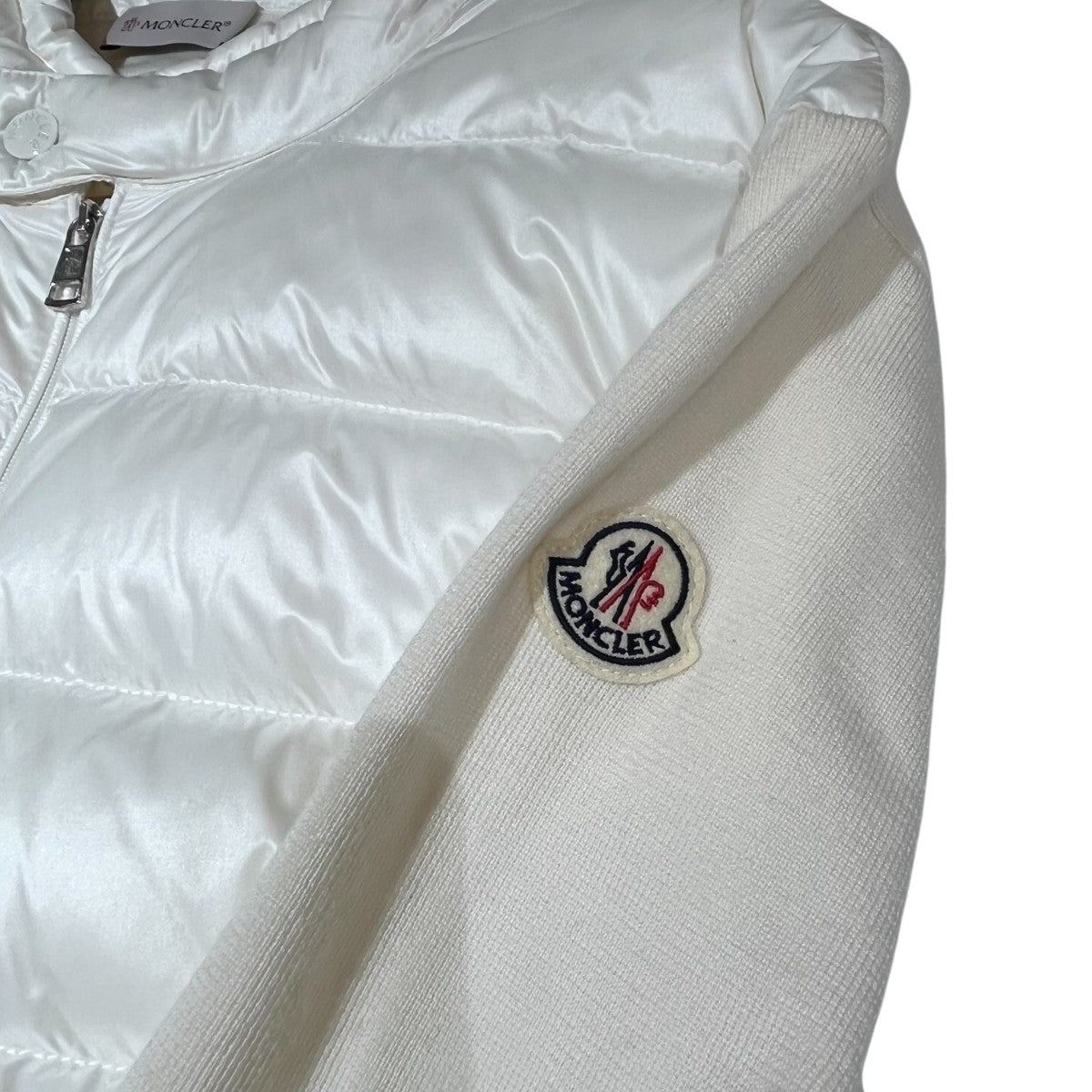 MONCLER ニット切替ダウンジャケットK10919B00016 古着・中古-6枚目のアイテム画像