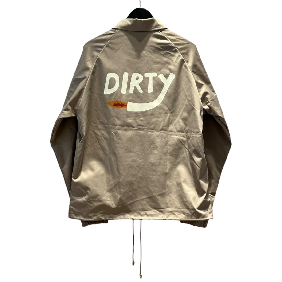 AT-DIRTY ロゴプリントコーチジャケット 古着・中古-2枚目のアイテム画像