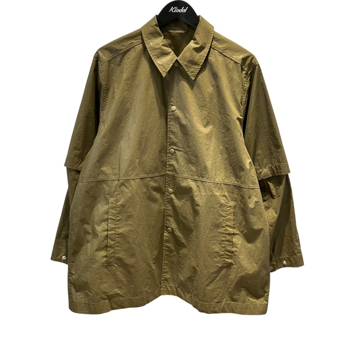 Adam et Rope コーティング2WAYシャツジャケットGAL-25020 古着・中古-1枚目のアイテム画像