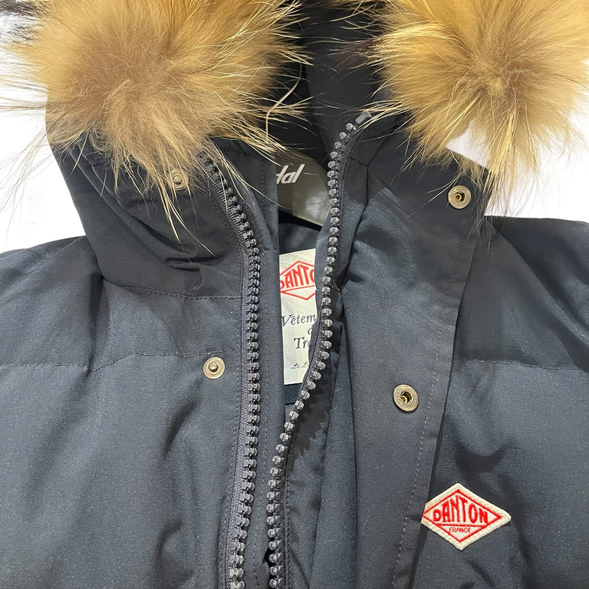 ファー付きダウンコートJD-8744