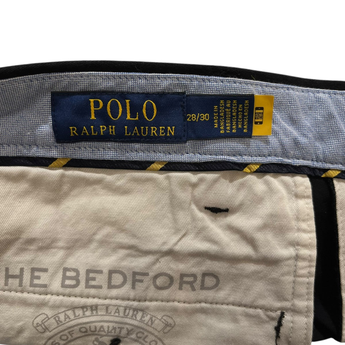 POLO RALPH LAUREN BEDFORD SLIM FIT ストレッチパンツ 古着・中古-5枚目のアイテム画像