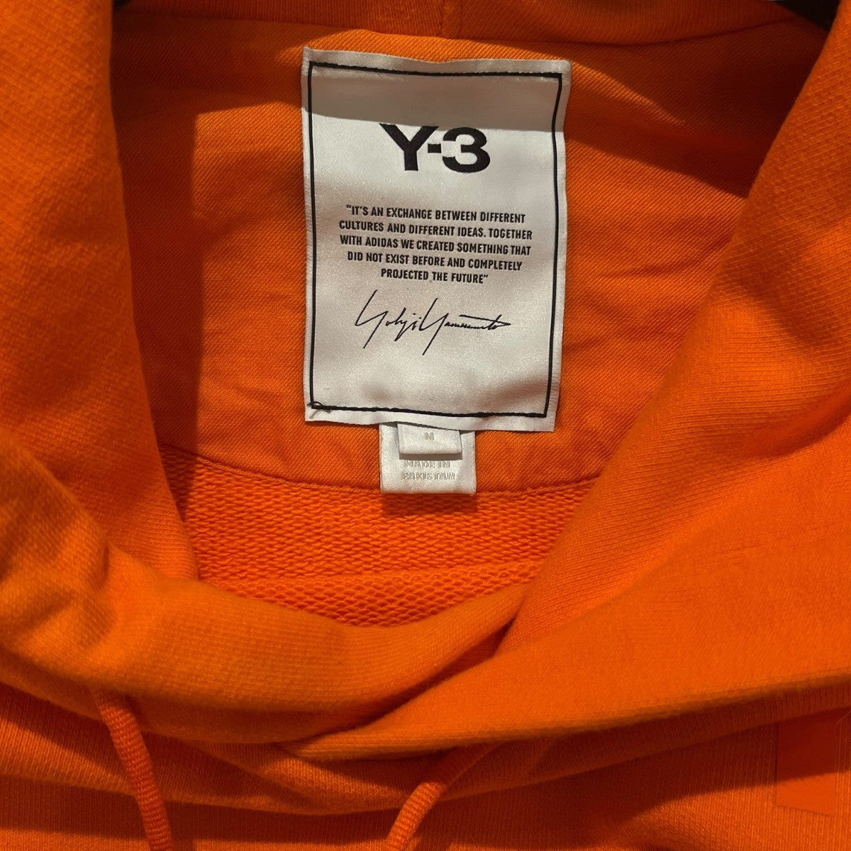 Y-3 ロゴプリントプルオーバーパーカーHT4498 古着・中古-3枚目のアイテム画像