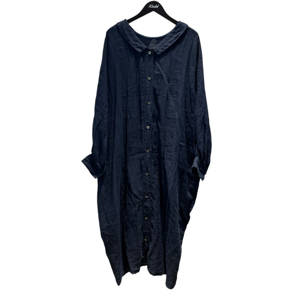 nest Robe(ネストローブ) リネンドルマンスリーブ2wayワンヒﾟｰｽ無地