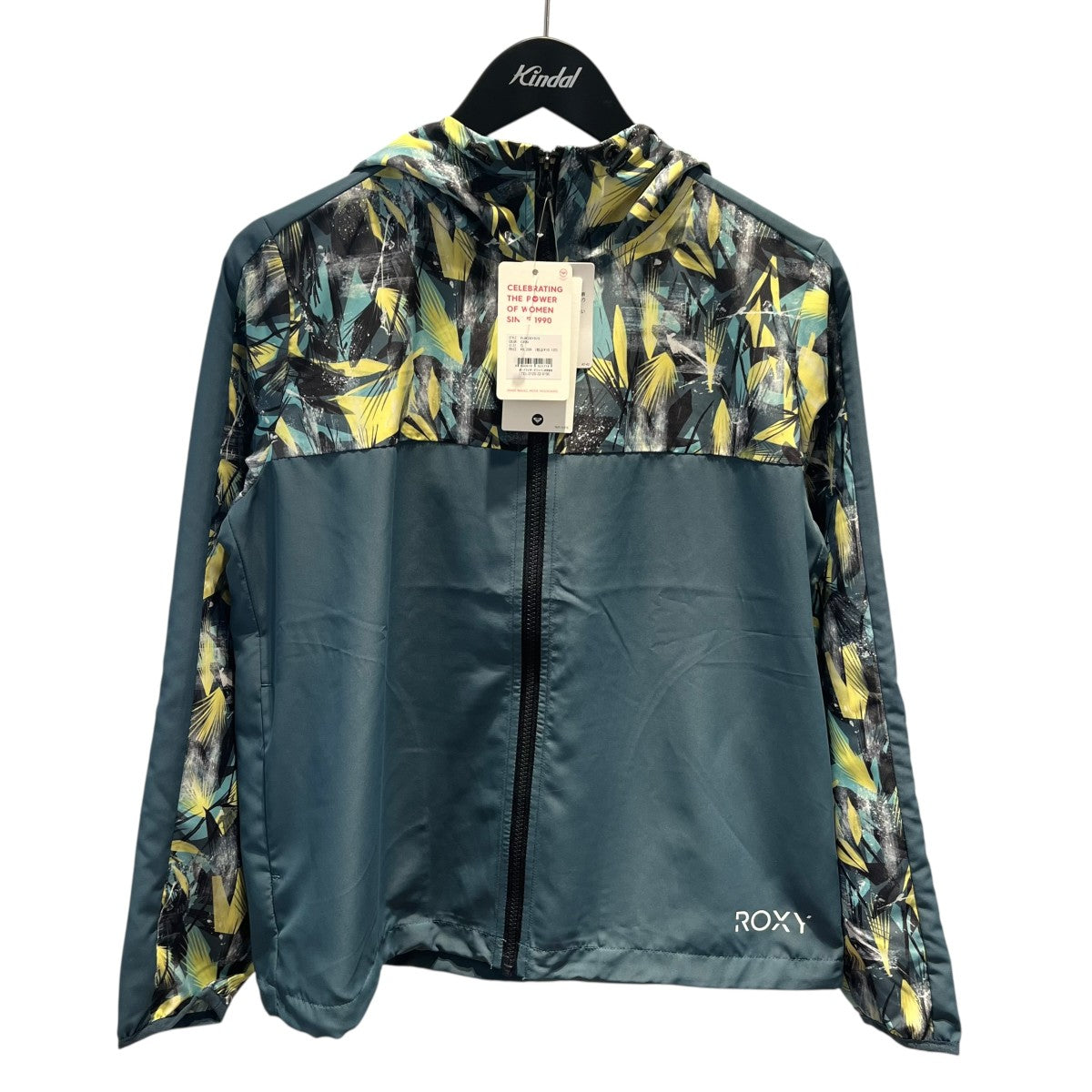 ROXY RJK261515 FITNESS GLOW YOUR WAY JACKET フードジャケット 古着・中古-1枚目のアイテム画像