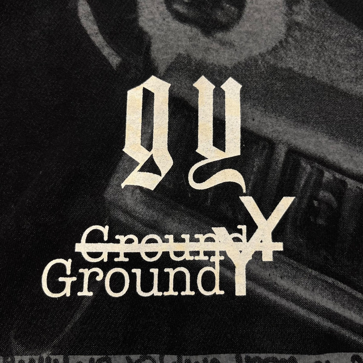 GROUND Y ロゴプリントロングスリーブTシャツGA-T59-072 古着・中古-5枚目のアイテム画像