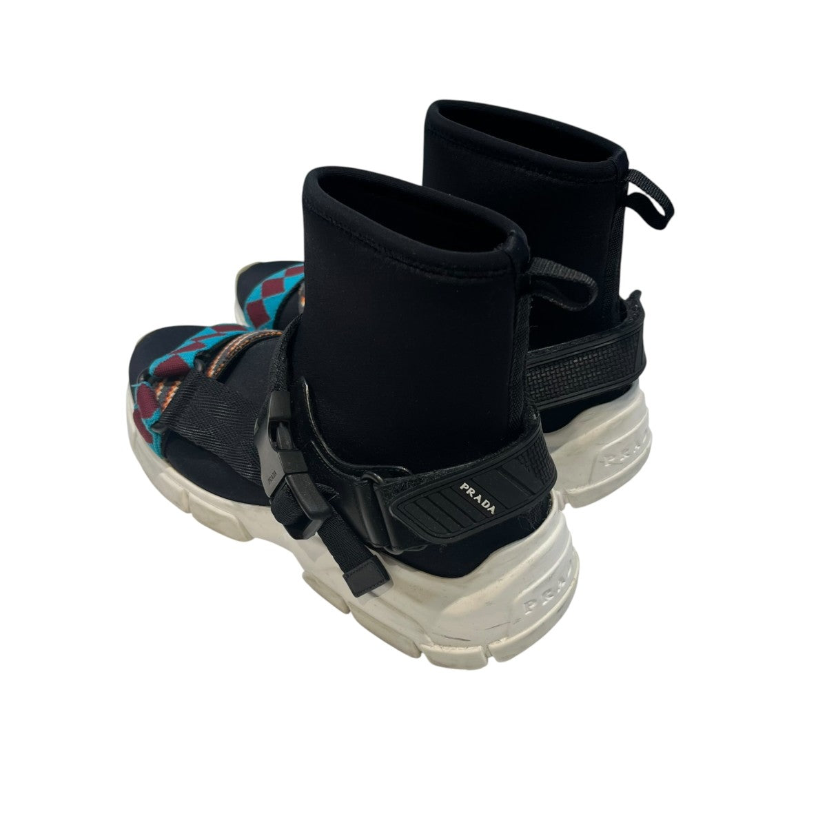 PRADA Neoprene Strap Sneakersハイカットスニーカー 古着・中古-3枚目のアイテム画像
