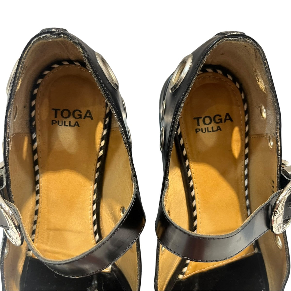 TOGA PULLA Embellished Flatsビジュー フラットパンプス1116G 古着・中古-6枚目のアイテム画像