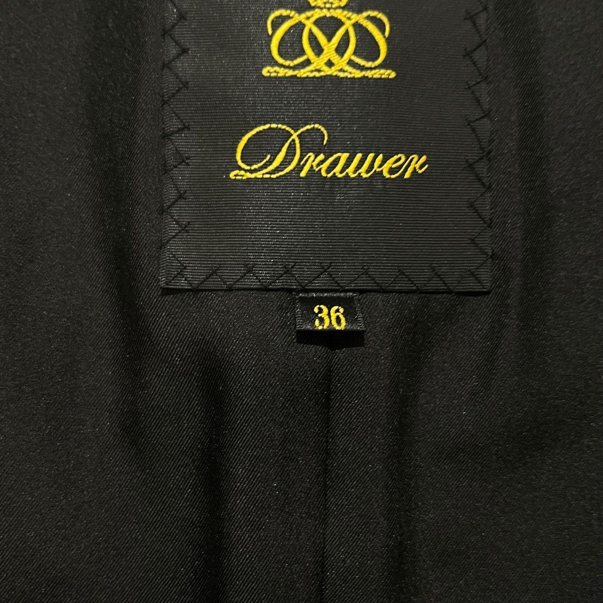 Drawer ツイードベスト6522-299-0823 古着・中古-4枚目のアイテム画像