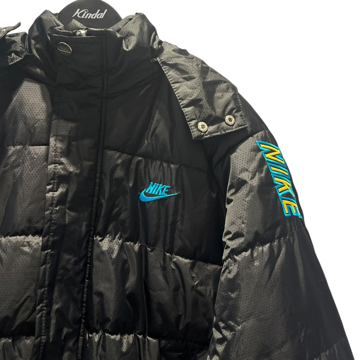NIKE ロゴ刺繍中綿ジャケット 古着・中古-3枚目のアイテム画像