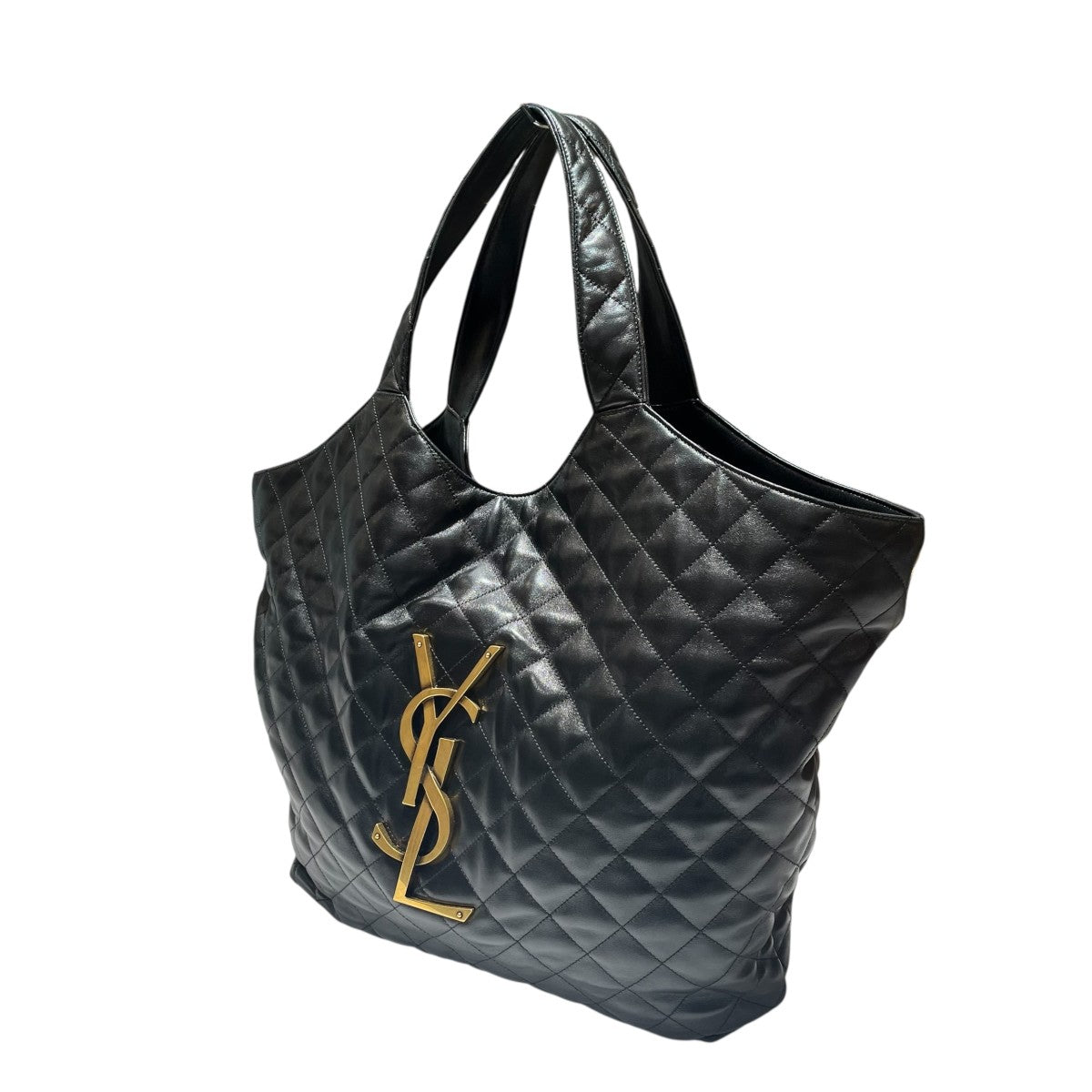 Saint Laurent Paris イカール マキシトートバッグポーチ付698651 古着・中古-1枚目のアイテム画像