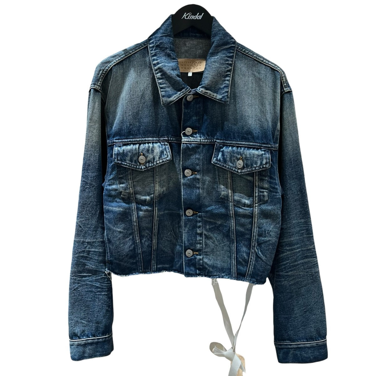 MM6 Maison Margiela 25AWクロップド丈 カットオフデニムジャケットS52AM0340 古着・中古-1枚目のアイテム画像