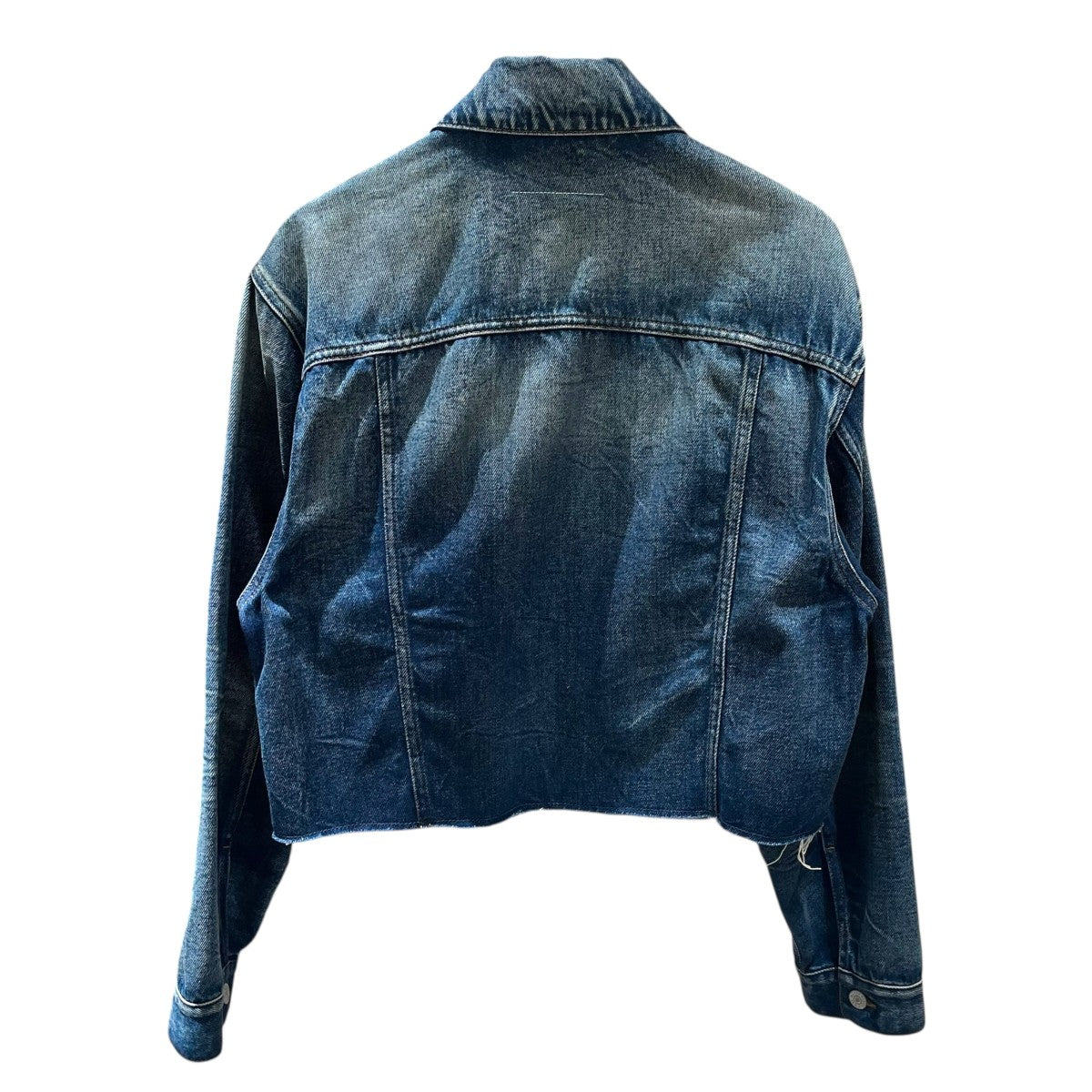 MM6 Maison Margiela 25AWクロップド丈 カットオフデニムジャケットS52AM0340 古着・中古-2枚目のアイテム画像