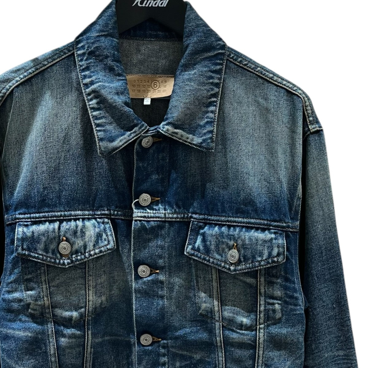 MM6 Maison Margiela 25AWクロップド丈 カットオフデニムジャケットS52AM0340 古着・中古-3枚目のアイテム画像
