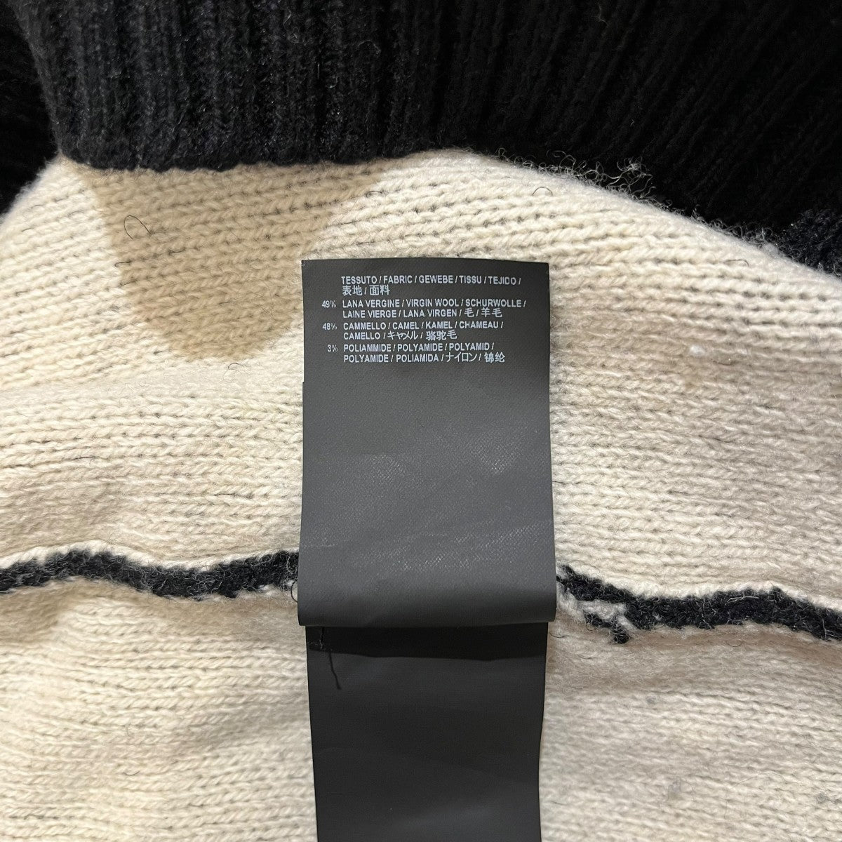 BALENCIAGA ロゴ総柄ニット502572 古着・中古-7枚目のアイテム画像