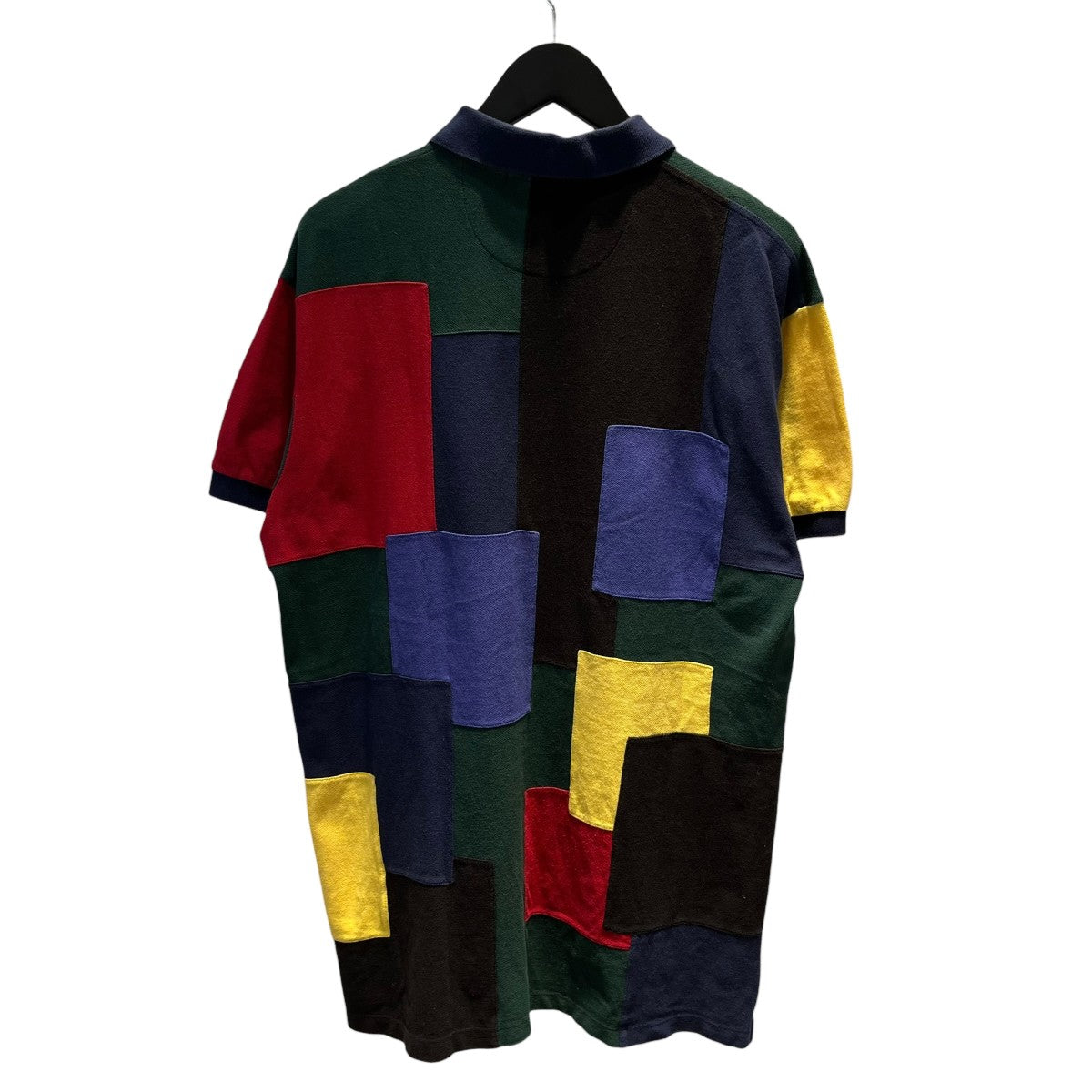 POLO RALPH LAUREN パッチワークポロシャツ 古着・中古-2枚目のアイテム画像