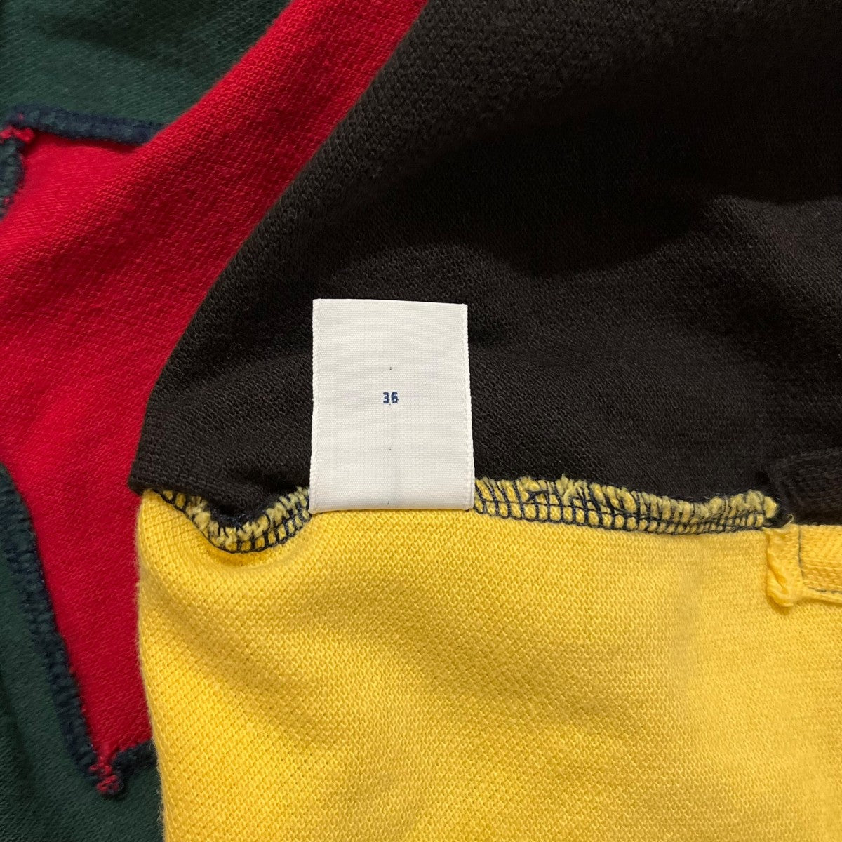 POLO RALPH LAUREN パッチワークポロシャツ 古着・中古-6枚目のアイテム画像