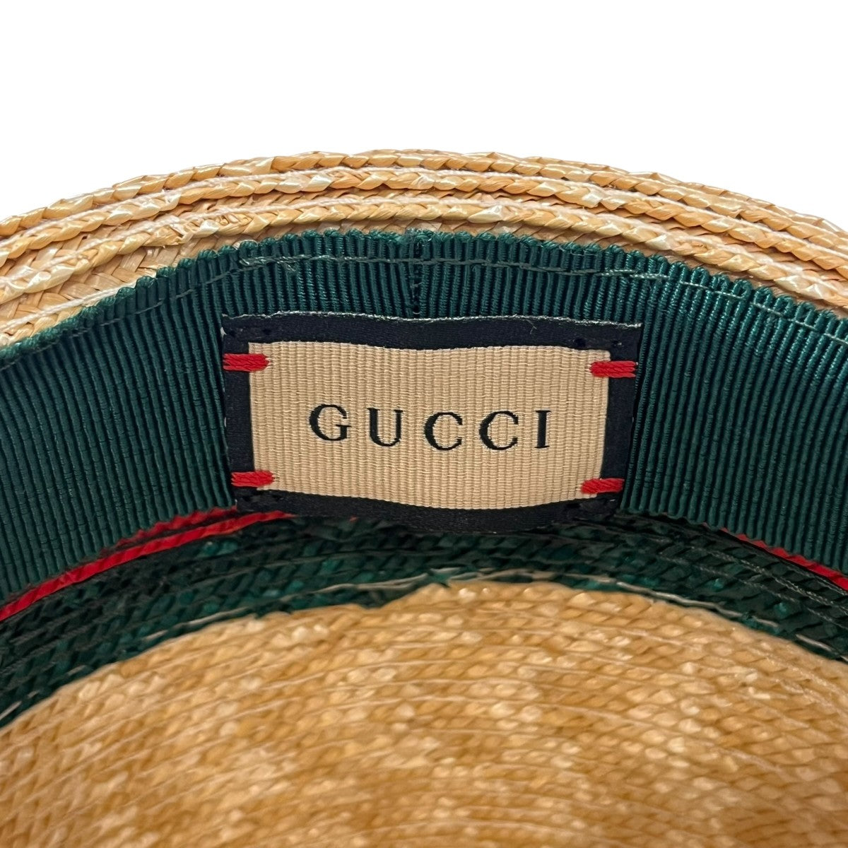 GUCCI(グッチ) ストローハット434760 434760 ベージュ サイズ M 57cm