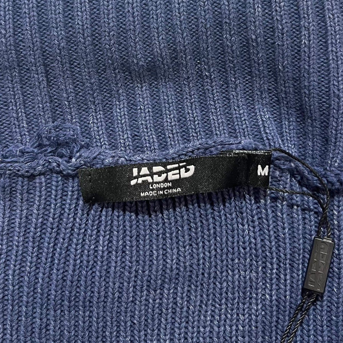 JADED LONDON ウォッシュ加工ジップカーディガン 古着・中古-5枚目のアイテム画像