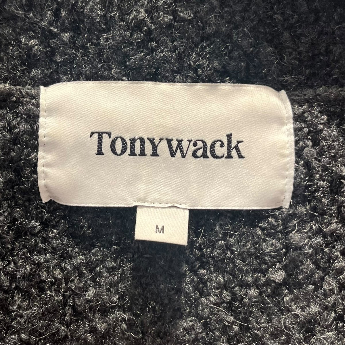 TONY WACK WOOL BLEND BOUCKE ZIPセーターBD34KN12 古着・中古-4枚目のアイテム画像