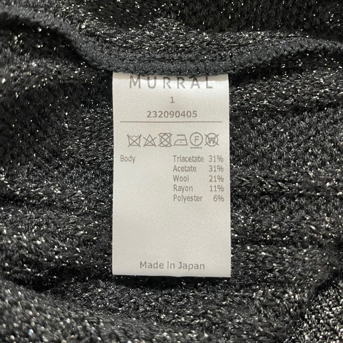 MURRAL ラメニットセーター232090405 古着・中古-4枚目のアイテム画像