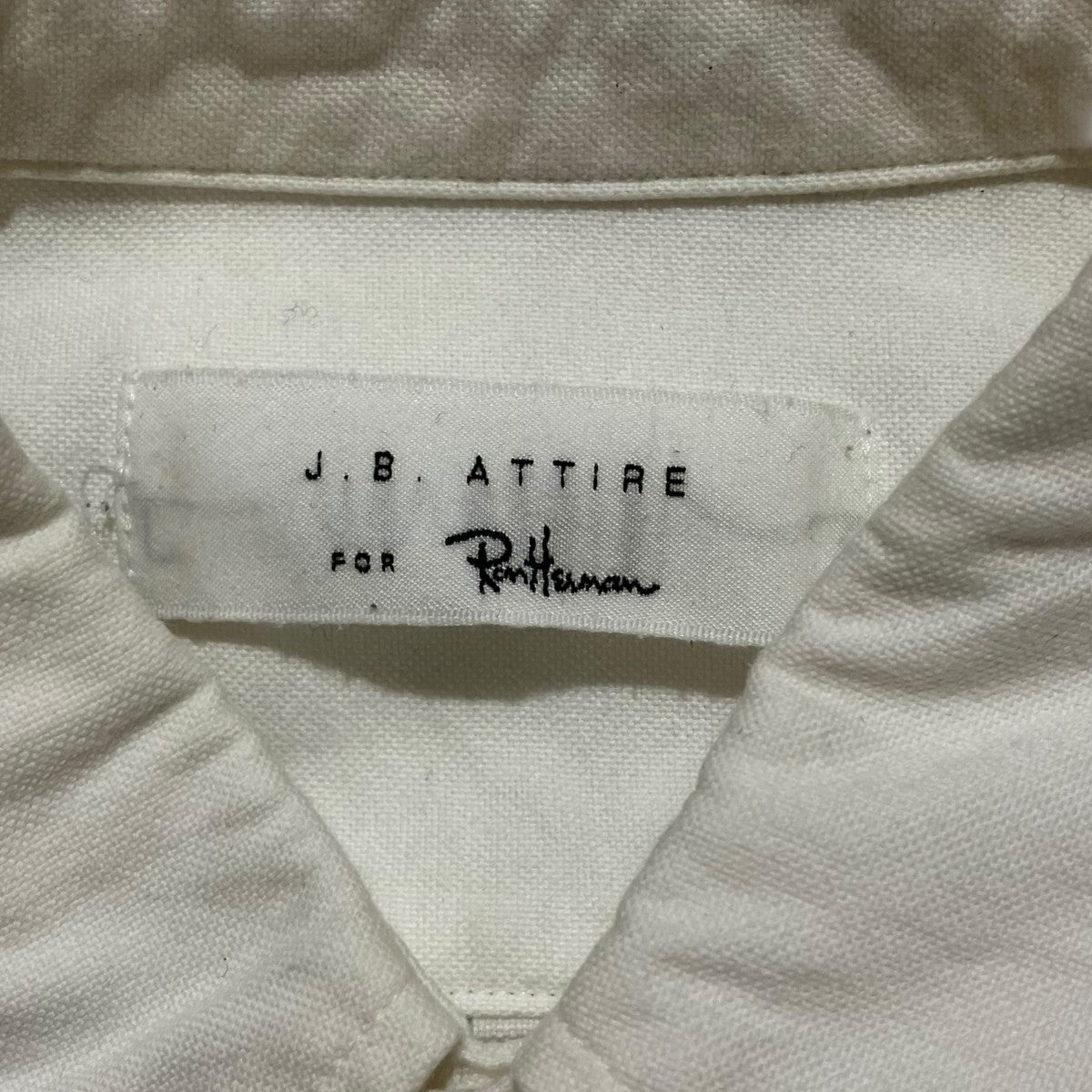 J．B． ATTIRE×Ron Herman JBH-2401-RH TRIBECA SHIRT長袖シャツ 古着・中古-6枚目のアイテム画像