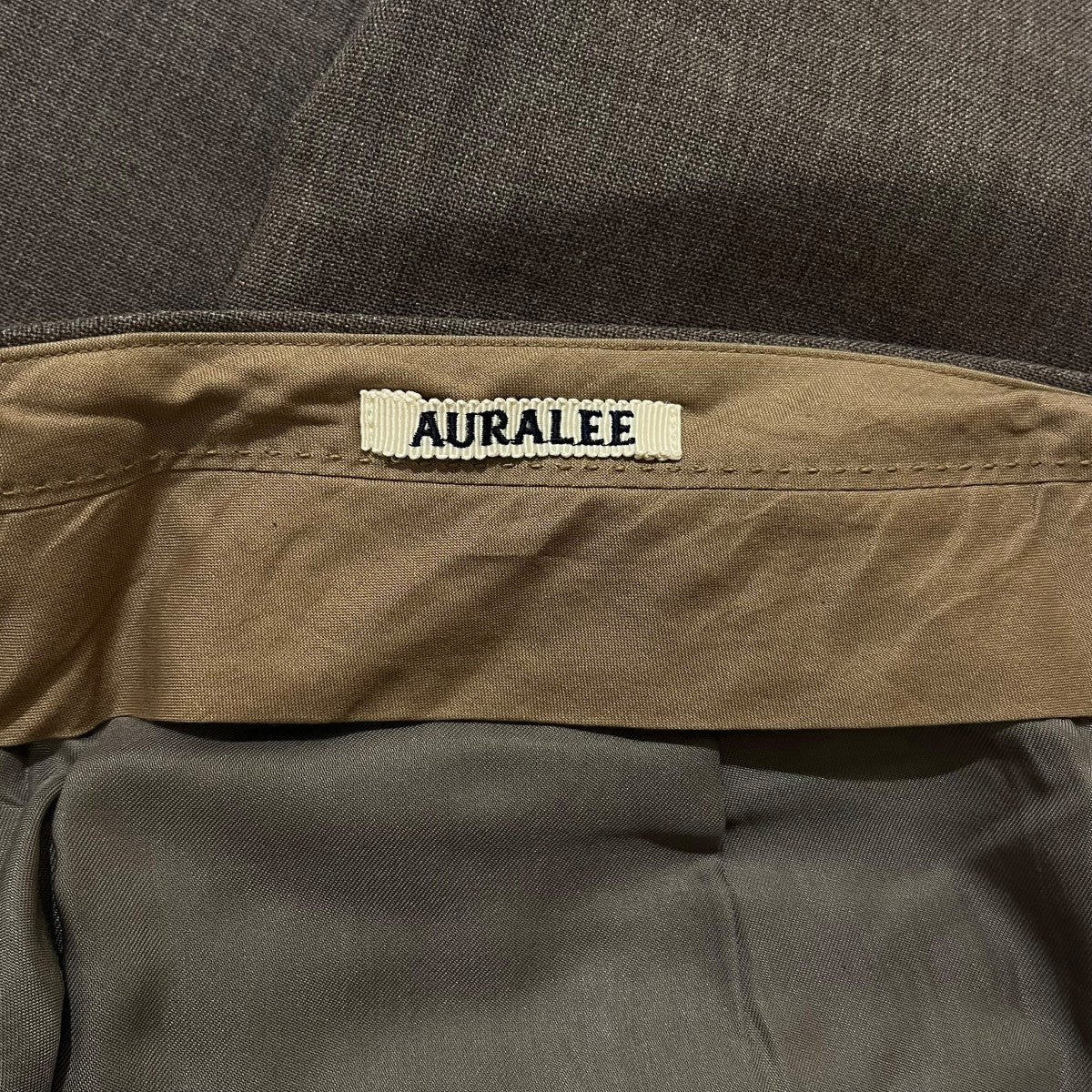 AURALEE(オーラリー) スラックスA20AP05BH A20AP05BH ブラウン サイズ