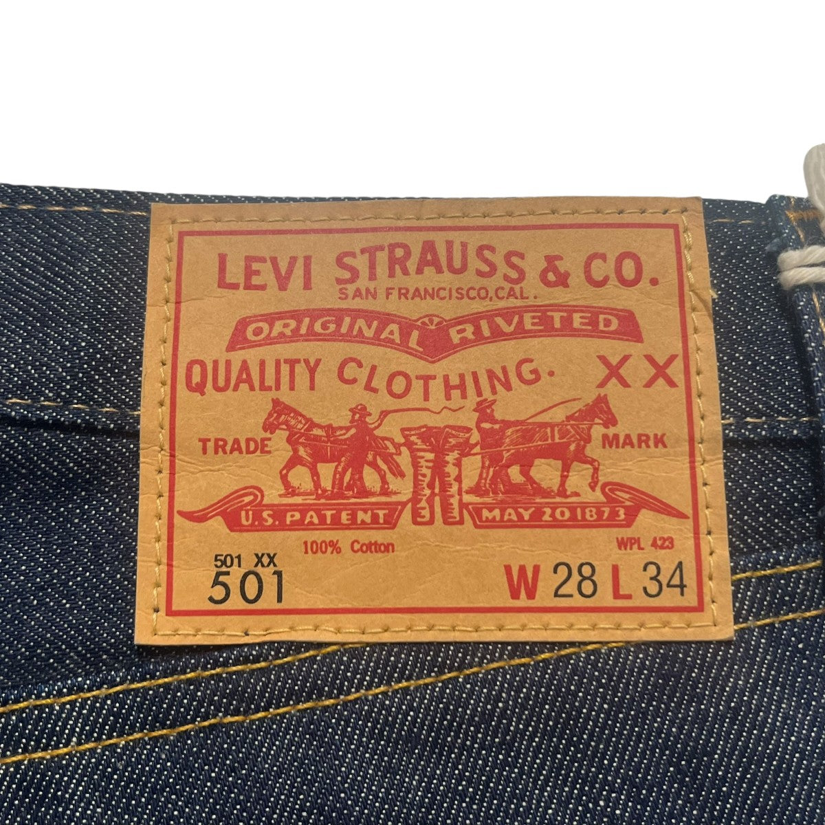 LEVI’S VINTAGE CLOTHING 1966’s Lot．501デニムパンツ66501-0135 古着・中古-3枚目のアイテム画像