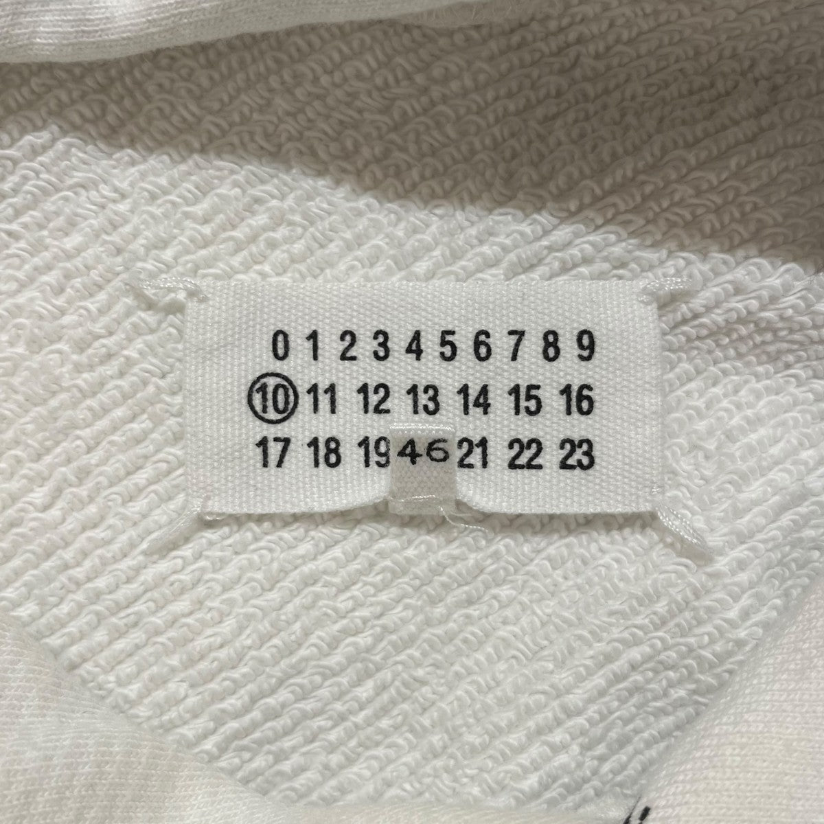 Maison Margiela DIAGONAL PAINT EFFECT HOODIEフード付きパーカーS50GU0151 古着・中古-4枚目のアイテム画像