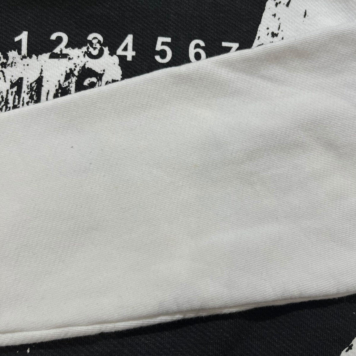 Maison Margiela DIAGONAL PAINT EFFECT HOODIEフード付きパーカーS50GU0151 古着・中古-8枚目のアイテム画像