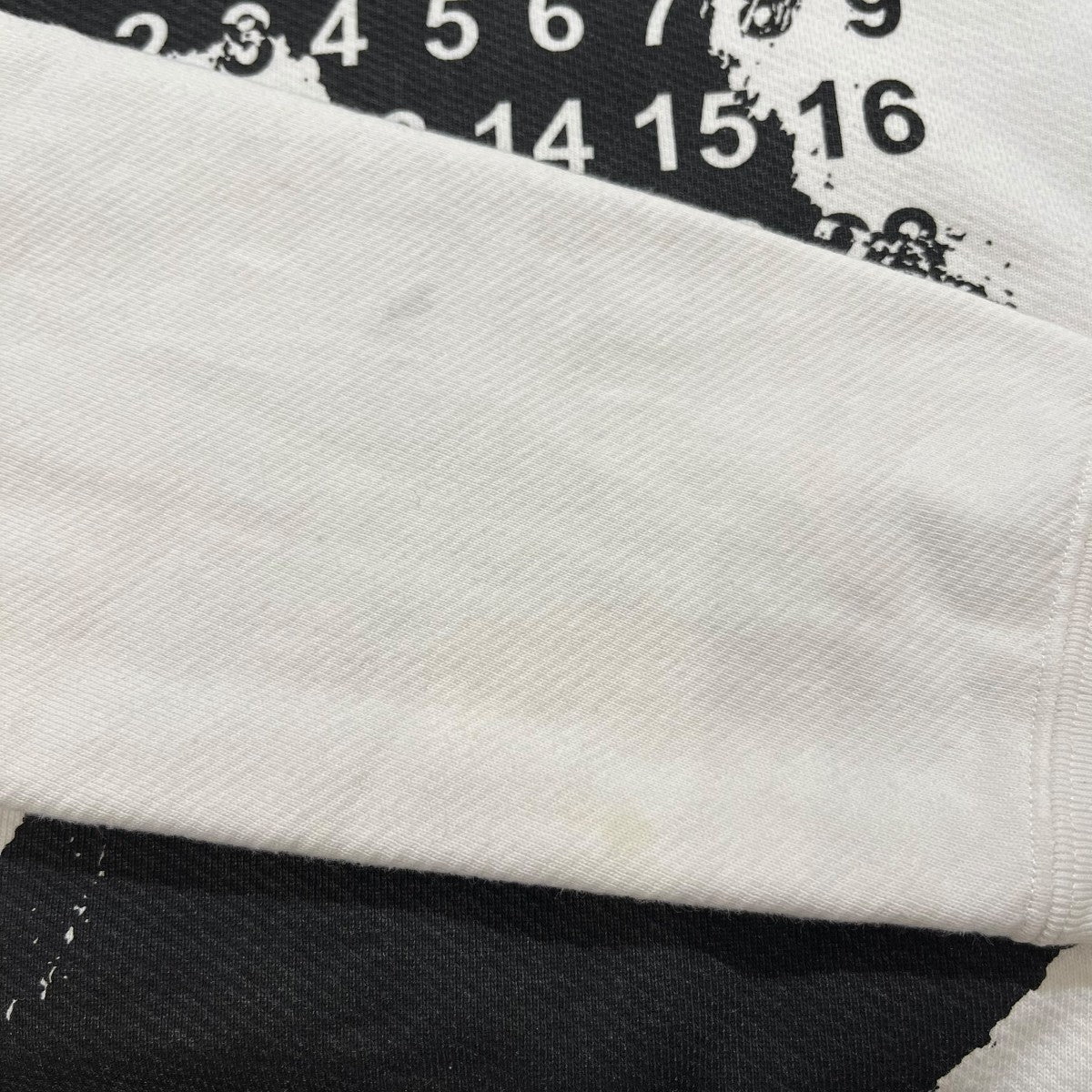 Maison Margiela DIAGONAL PAINT EFFECT HOODIEフード付きパーカーS50GU0151 古着・中古-9枚目のアイテム画像